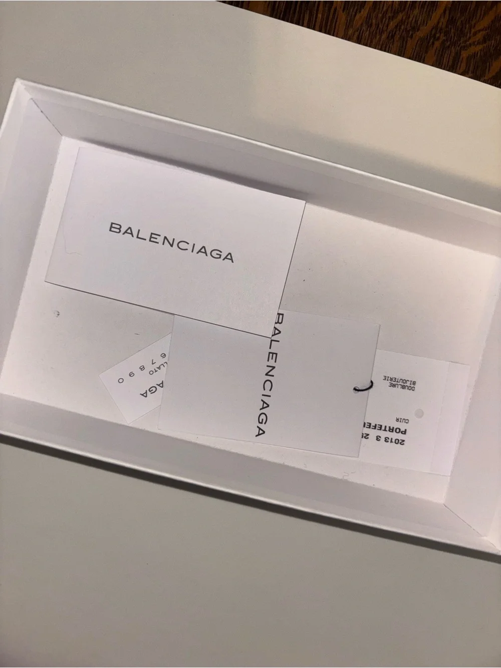 Balenciaga 2013 Purple Calfskin Zip-Around Leather Wallet